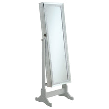 Load image into Gallery viewer, Elle Jewelry Cheval Mirror with Crytal Trim Silver

