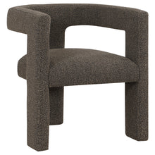 Load image into Gallery viewer, Petra Boucle Upholstered Accent Side Chair Chocolate Brown
