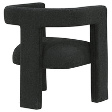 Load image into Gallery viewer, Petra Boucle Upholstered Accent Side Chair Black
