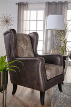 Load image into Gallery viewer, Elmbrook Upholstered Wingback Accent Club Chair Brown
