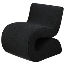 Load image into Gallery viewer, Ronea Boucle Upholstered Armless Curved Accent Chair Charcoal
