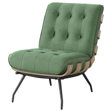 Load image into Gallery viewer, Aloma Armless Tufted Accent Chair Green
