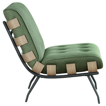 Load image into Gallery viewer, Aloma Armless Tufted Accent Chair Green
