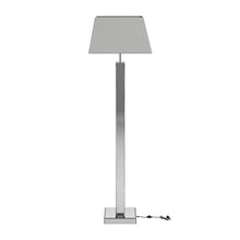 Load image into Gallery viewer, Carmen Geometric Base Floor Lamp Silver
