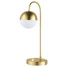 Load image into Gallery viewer, Merrick Round Arched Table Lamp Gold
