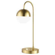 Load image into Gallery viewer, Merrick Round Arched Table Lamp Gold
