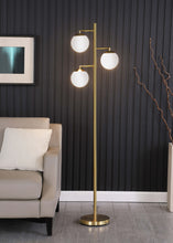 Load image into Gallery viewer, Sena Trio Tree Floor Lamp Gold
