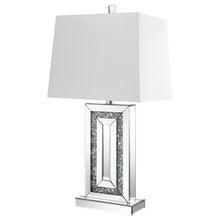 Load image into Gallery viewer, Ayelet Table Lamp with Square Shade White and Mirror
