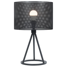 Load image into Gallery viewer, Chapin Metal Mesh Shade Table Lamp Matte Black
