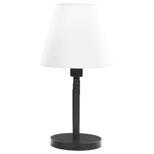 Load image into Gallery viewer, Colombe Rotatable Frame Table Lamp Off White and Matte Black

