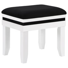 Load image into Gallery viewer, Talei 6-drawer Vanity Set with Hollywood Lighting Black and White
