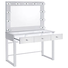 Load image into Gallery viewer, Umbridge 3-drawer Vanity Set with Lighting Chrome and White
