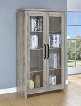 Load image into Gallery viewer, Alejo 2-door Tall Cabinet Grey Driftwood
