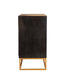 Zara 2-door 40-inch Wood Accent Storage Cabinet Black Walnut