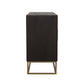 Zara 2-door 57-inch Wood Accent Storage Cabinet Black Walnut
