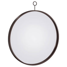 Load image into Gallery viewer, Gwyneth Round Wall Mirror Black Nickel
