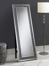 Load image into Gallery viewer, Carisi Rectangular Standing Mirror with LED Lighting Silver
