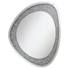 Load image into Gallery viewer, Mirage Acrylic Crystals Inlay Wall Mirror with LED Lights
