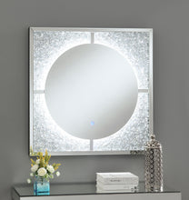 Load image into Gallery viewer, Theresa LED Wall Mirror Silver and Black
