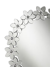 Load image into Gallery viewer, Cordelia Round Floral Frame Wall Mirror
