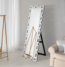 Load image into Gallery viewer, Tavin Geometric Frame Cheval Mirror
