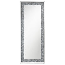 Load image into Gallery viewer, Valerie Crystal Inlay Rectangle Floor Mirror
