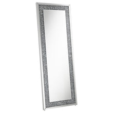 Load image into Gallery viewer, Valerie Crystal Inlay Rectangle Floor Mirror
