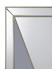 Load image into Gallery viewer, Calixte Rectangular Wall Mirror Champagne and Grey
