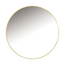 Load image into Gallery viewer, Hermione Round Wall Mirror Gold

