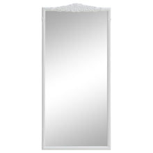 Load image into Gallery viewer, Sylvie French Provincial Rectangular Floor Mirror White
