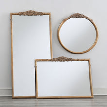 Load image into Gallery viewer, Sylvie French Provincial Rectangular Floor Mirror Vintage Brown
