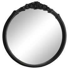 Load image into Gallery viewer, Sylvie French Provincial Round Wall Mirror Black
