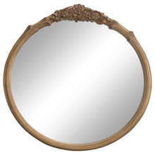 Load image into Gallery viewer, Sylvie French Provincial Round Wall Floor Mirror Vintage Brown
